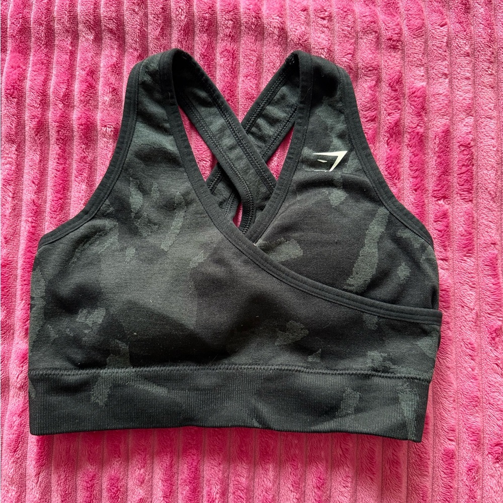 Gymshark Black Sports Bra Intimates & Sleepwear